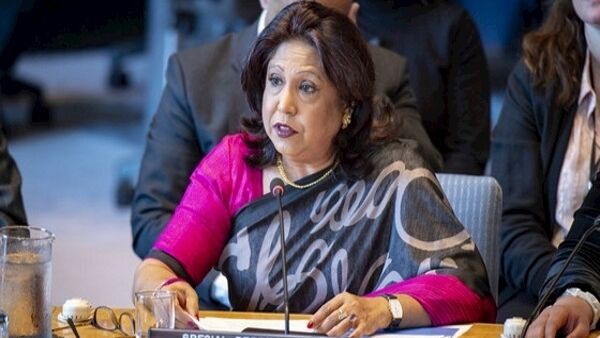 Pramila Patten, Special Representative of the Secretary-General on Sexual Violence in Conflict, addresses the Security Council meeting on women and peace and security, with a focus on sexual violence in conflict. (April 2019), by UN Photo/Loey Felipe