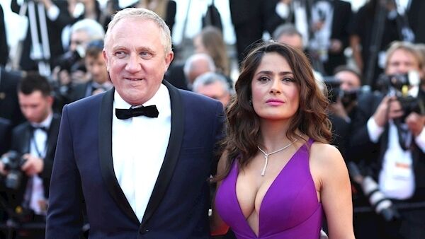 Francois-Henri Pinault and Salma Hayek(AP Photo/Thibault Camus, File)