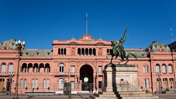 The Government house Casa Rosada. Credit: PA/istock