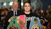 Katie Taylor homecoming: Twitter reacts to undisputed champion of the political photobomb, Shane Ross