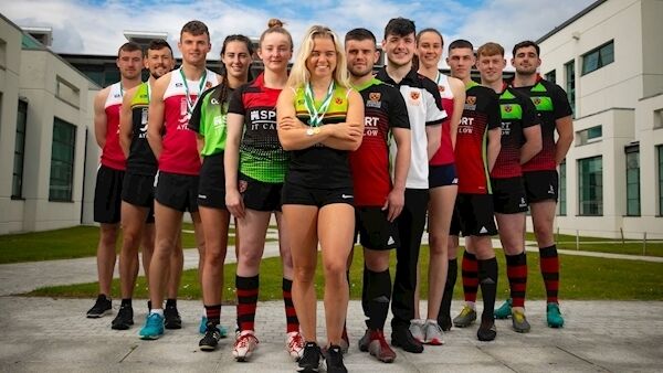 Students at IT Carlow, a college with a proud reputation for sports.