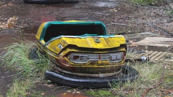 A funfair in the ruins of Pripyat