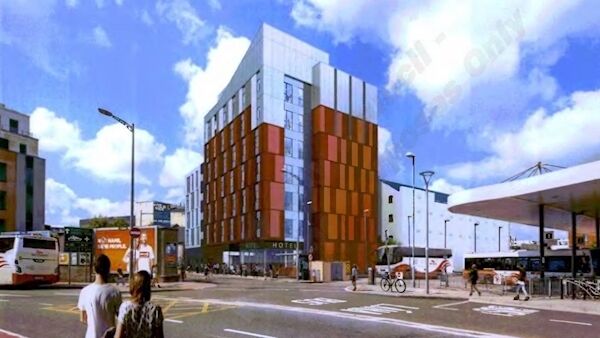 A view of the planned hotel proposed for Dean St next to the Parnell Place bus station. A view of the planned hotel proposed for Dean St next to the Parnell Place bus station.