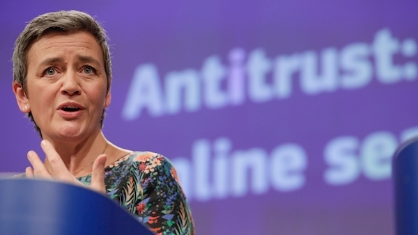 EU's Vestager set ‘to start Amazon competition probe’ as Ursula von der Leyen talks about US tech firms paying tax