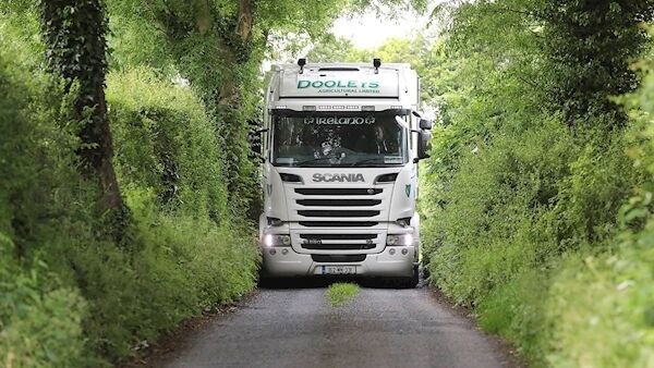 HTV trucks who have to do local deliveries in the area around Drumgossatt, Magheracloone, on a daily b asis are forced to use roads that are not fit for this purpose. Picture: Pat Byrne