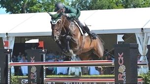 Showjumper Kevin Babington remains in hospital after New York fall