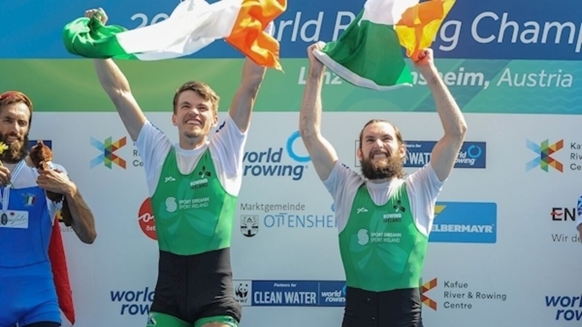 Paul O'Donovan and Fintan McCarthy win gold at World Rowing Championships