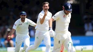 Incredible Ireland bowl England out for 85 runs in dream start to historic Test