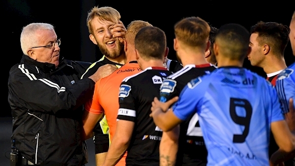 Post-game melee follows UCD's shock win over Bohemians