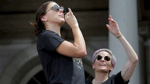 Gallery: Triumphant US Women's soccer team show off World Cup at New York homecoming