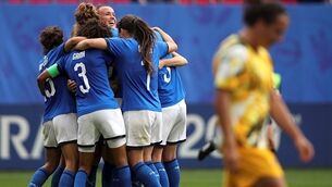 Late drama as Italy stun Australia at Women's World Cup