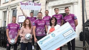 Dundalk's third kit initiative raises €7k for Temple Street Hospital