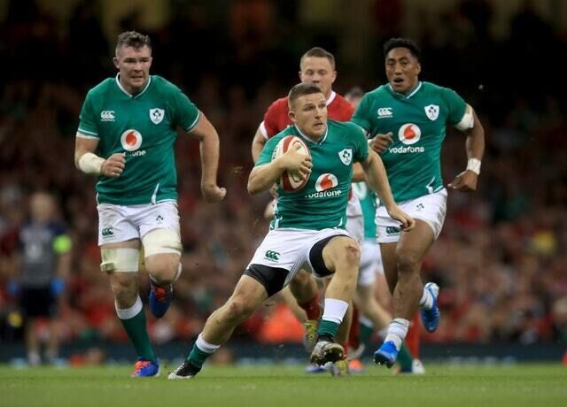 Andrew Conway (centre) produced some scintillating moments against Wales (Adam Davy/PA)