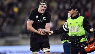 All Blacks ‘hopeful’ Retallick will be fit for World Cup after shoulder injury