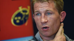 Munster Rugby Squad Training and Press Conference