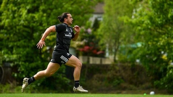 James Lowe during Leinster training in UCD, Dublin, today. Pic: Ramsey Cardy/Sportsfile