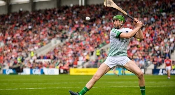 Limerick's Nicki Quaid hits a puckout last year.