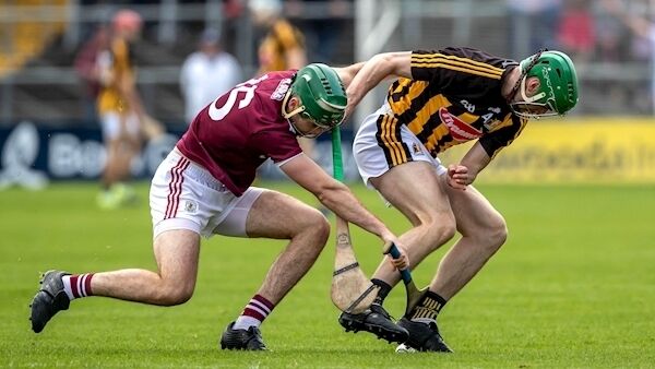 Kilkenny's Ger Aylward with Aidan Harte of Galway Picture: INPHO/Morgan Treacy Kilkenny's Ger Aylward with Aidan Harte of Galway Picture: INPHO/Morgan Treacy