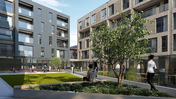 Image of the proposed 17-storey apartment tower. Picture: G-Net 3D - www.gnet.ie