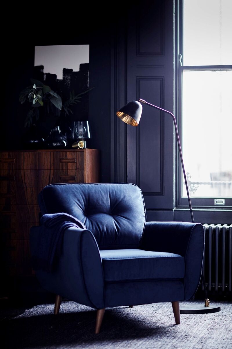 Zinc armchair from the French Connection range by DFS.