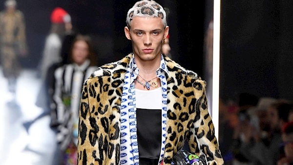 Leopard print is in - for men