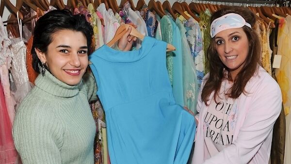 Sarah shopping at Miss Daisy Blue.