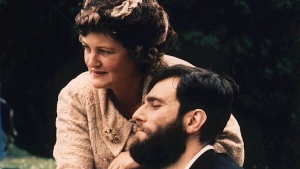 Brenda Fricker, who won an Oscar in My Left Foot, with Daniel Day-Lewis. Picture: PA
