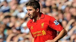 Liverpool striker out for up to three months