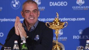 McGinley appointed 2014 Ryder Cup captain