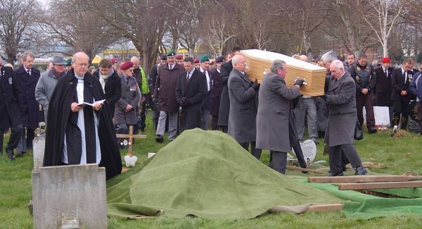 Hundreds attend 'Facebook funeral' for a man they never met