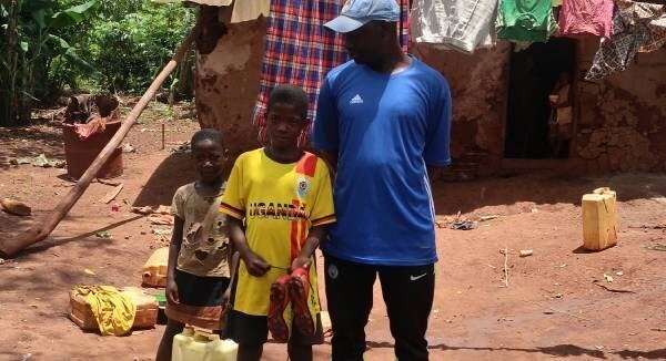 Getting the ball rolling in an impoverished village in Uganda
