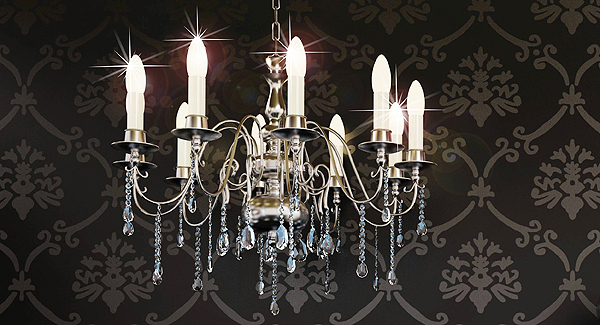 The enduring appeal of glass chandeliers