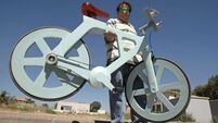 On your  cardboard bike   for just $20