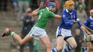 Corbett  does  talking on the pitch for Thurles