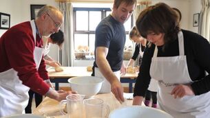 Getting back to the basics of bread-making on Heir Island 