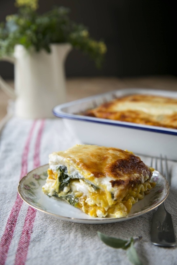 One list, five meals: Spinach and Cheese Lasagna