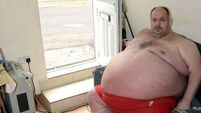 44-stone Ritchie pleads for new home