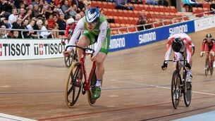 Irvine celebrates golden moment