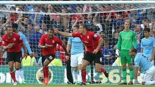 Cardiff stun City slackers