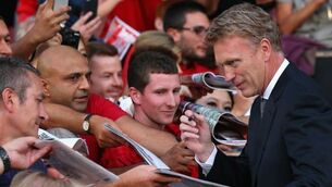 Moyes goes for the hair dryer