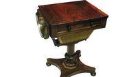 Antique furniture on the table 