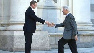 Jackboot-clad Kenny gives democracy a good kicking