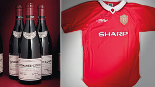  Fergie’s €3.6m wine collection up for sale  