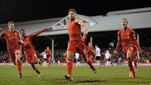 Gerrard spot-on as Pool charge into title race 