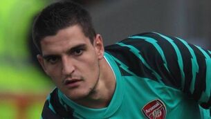 Mannone loving life with the Black Cats