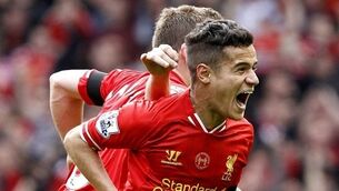Coutinho puts Reds within reach of glory