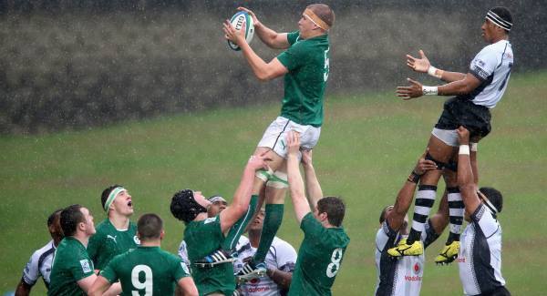 Ireland power past Fiji to set up clash with old foes  England