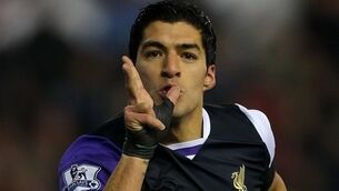 Suarez not yet in Anfield hall of fame 