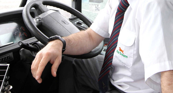 Bad Santa bus ban protest