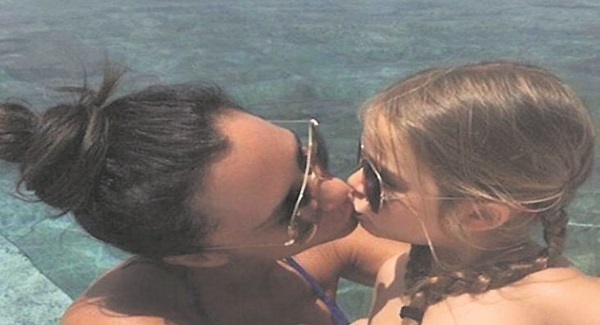 If sharing a kiss with your child is natural why was Victoria Beckham criticised for doing just that?